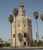Keramik-Modell - Torre del Oro Sevilla Spanien