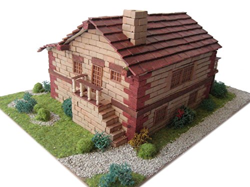 Keranova- Kit de cerámica Casa Montañesa, Color marrón (30215) , color/modelo surtido