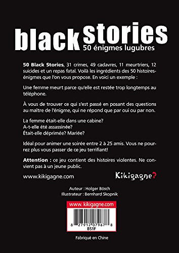 Kikigagne - Kikibs01f - Puzzle Juego - Historias Negras