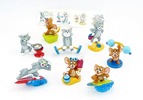 Kinder Überraschung 1 juego de Tom y Jerry (8 figuras + 1 BPZ).