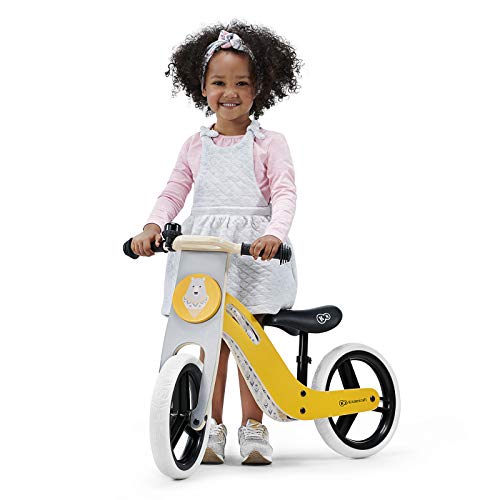 Kinderkraft Bicicleta sin Pedales UNIQ, Ultraligera, Madera, 2+ Años, Turquesa