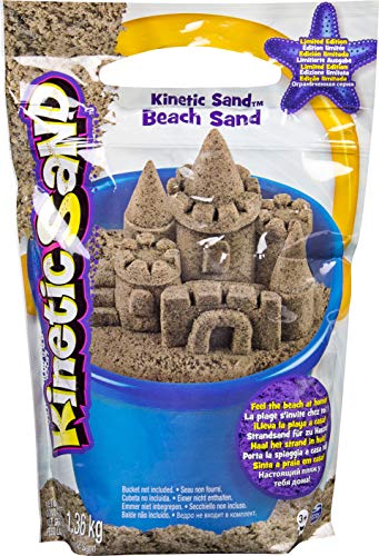 Kinetic Sand-Beach Sand Arena de Playa, 1,4 kg, Color no se Puede aplicar, 1, 4 kg (Spin Master 6028363)