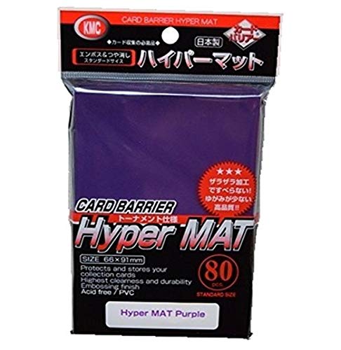 KMC KMC1638 - Cubiertas Hyper Mate-Negro para los Juegos del Torneo, 80 Piezas