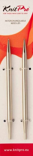 Knit Pro 10413 - Agujas de Tejer Intercambiables (2 Unidades, 6,5 mm, 140 mm, en Caja Original)
