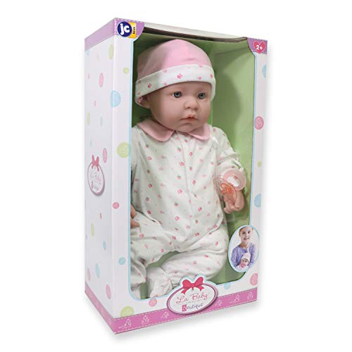 La Baby JC Toys, 20-Inch Soft Body Pink Play Doll-For Children 2 Years Or Older, Designed by Berenguer, Color Rosa, quot 15340