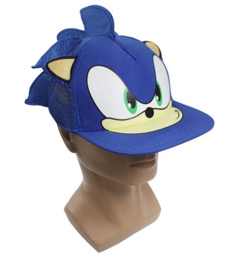 LACKINGONE Sonic The Hedgehog - Sombrero de béisbol con orejas
