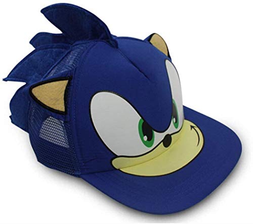LACKINGONE Sonic The Hedgehog - Sombrero de béisbol con orejas