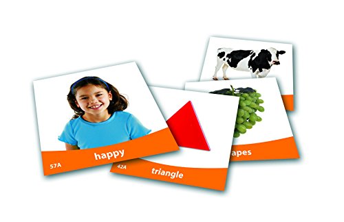 Learning Resources Ltd- Tarjetas fotográficas con Vocabulario básico, Color (LER6079)