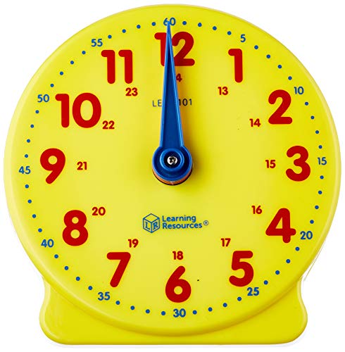 Learning Resources- Reloj de 24 Horas para los Alumnos Big Time, Color (LER3101)