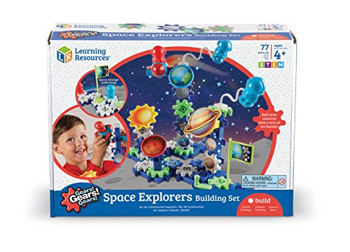 Learning Resources- Set de construcción de los exploradores del Espacio Gears, Color (LER9217)