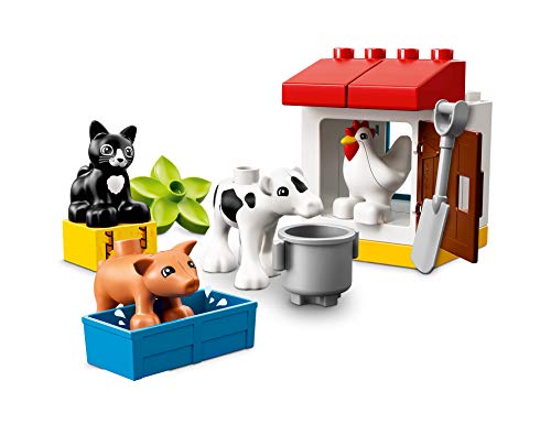 LEGO 10870 DUPLO Town Animales de Granja, Juguete Creativo para Niños y Niñas en Edad Preescolar con Figuras de Animales