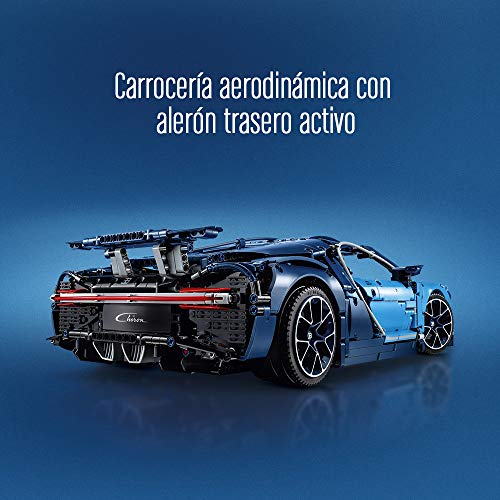 LEGO 42083 Technic Bugatti Chiron - Maqueta para Montar el Deportivo, Set de Construcción de Coche de Carreras, Modelo a Escala de Deportivo Coleccionable de Juguete
