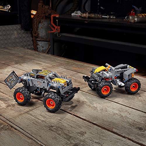 LEGO 42119 Technic Monster Jam Max-D, Modelo 2 en 1, Camión de Juguete o Quad Bike, Set de Construcción