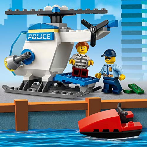 LEGO 60275 City Helicóptero de Policía Juguete de Construcción con Figuras de Policía y Ladrón para Niños y Niñas a Partir de 4 Años