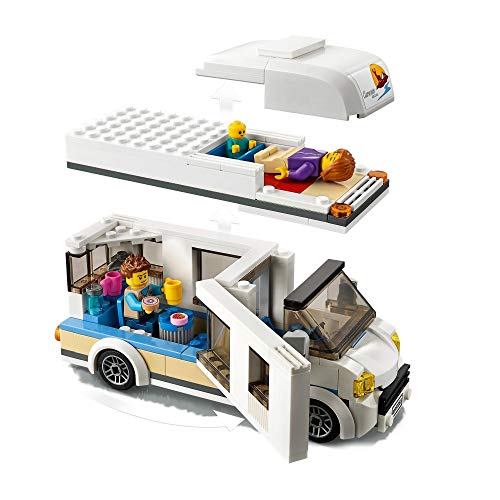 LEGO 60283 City Autocaravana de Vacaciones Juguete de Construcción Veraniego con Motorhome Set