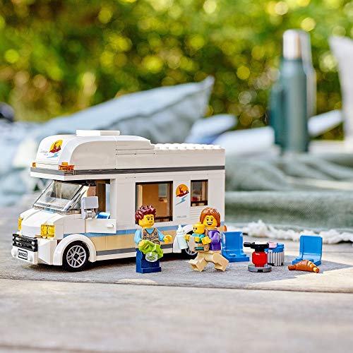LEGO 60283 City Autocaravana de Vacaciones Juguete de Construcción Veraniego con Motorhome Set