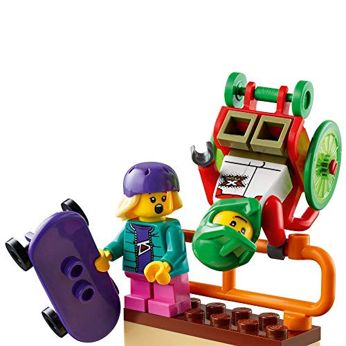 LEGO 60290 City Pista de Skate Set de Construcción con Monopatín, Bici BMX, Camión de Juguete y Figura de Atleta en Silla de Ruedas