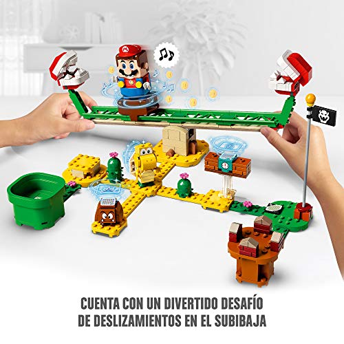 LEGO 71365 Super Mario Set de Expansión: Superderrape de la Planta Piraña, Juguete de Construcción