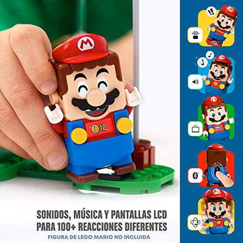 LEGO 71365 Super Mario Set de Expansión: Superderrape de la Planta Piraña, Juguete de Construcción