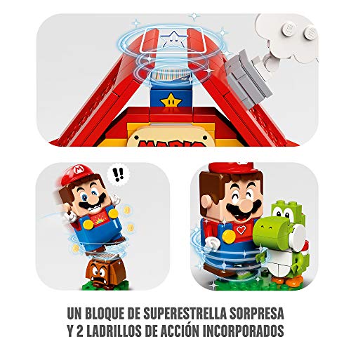 LEGO 71367 Super Mario Set de Expansión: Casa de Mario y Yoshi, Juguete de Construcción