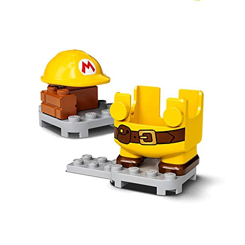LEGO 71373 Super Mario Pack Potenciador: Mario Constructor, Set de Expansión, Disfraz para Juguete Stomp