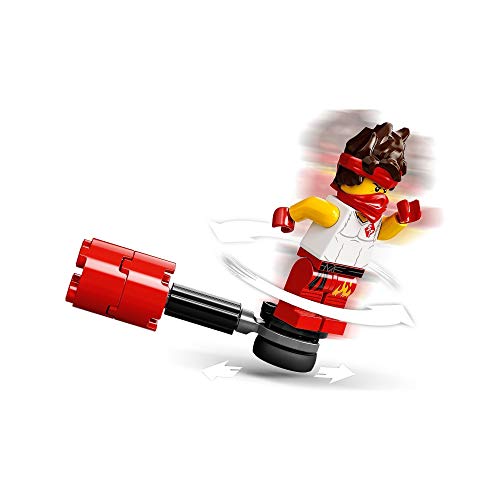 LEGO 71730 NINJAGO Set de Batalla Legendaria: Kai vs. Skulkin con Juguete de Batalla Giratorio