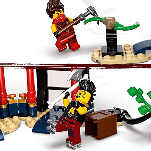 LEGO 71735 NINJAGO Legacy Torneo de los Elementos Set de Construcción de Templo con Arena de Batalla y Figura Dorada Coleccionable del Ninja Lloyd