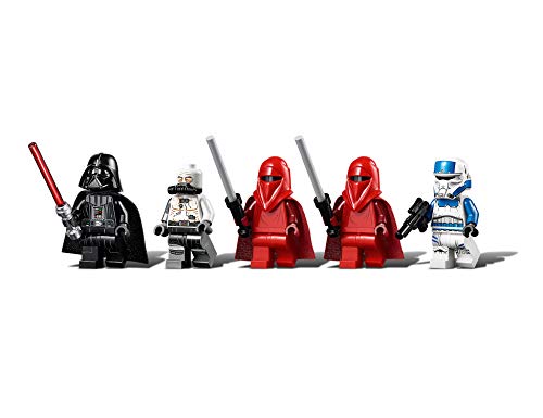 LEGO 75251 Star Wars Castillo de Darth Vader, Juguete de construcción con 5 Figuritas, Castillo y Nave Espacial Caza Tie