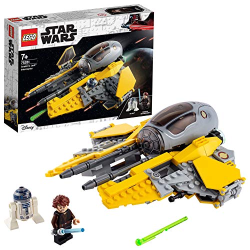 LEGO 75281 Star Wars Juguete Interceptor Jedi™ de Anakin con R2-D2