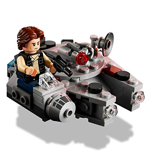 LEGO 75295 Star Wars Microfighter: Halcón Milenario, Juguete con Figura de Han Solo para Niños y Niñas a Partir de 6 Años