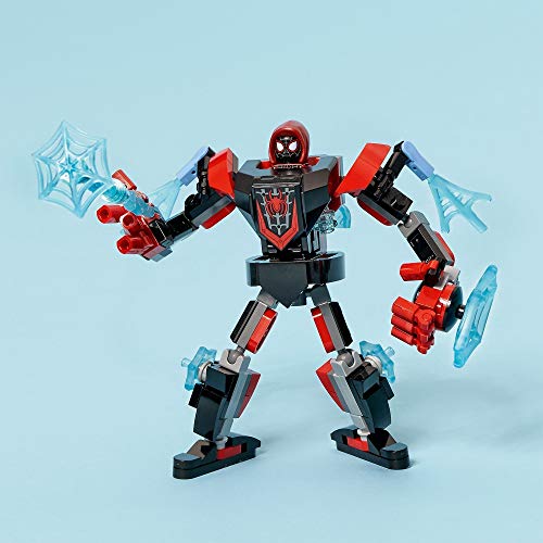 LEGO 76171 Spider-Man Armadura Robótica de Miles Morales, Figurita de Superhéroes Marvel, Juguete para Niños + 7 años