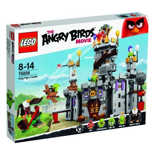LEGO Angry Birds - Castillo del Rey Cerdo, Juegos de construcción (75826)