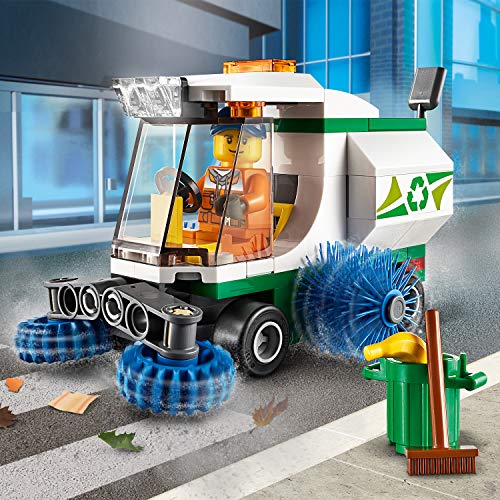 LEGO City Great Vehicles - Barredora Urbana, Juguete de Construcción desde 5 Años, con una Minifigura de Conductor para el Camión, Juguete Ciudad de Lego (60249)
