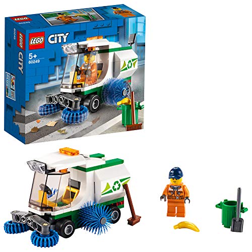 LEGO City Great Vehicles - Barredora Urbana, Juguete de Construcción desde 5 Años, con una Minifigura de Conductor para el Camión, Juguete Ciudad de Lego (60249)