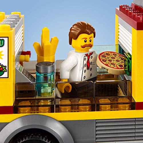 LEGO City Great Vehicles - Camión de Pizza, Set de Construcción de Foodtruck de Juguete, Incluye Moto Scooter de Reparto y 2 Minifiguras (60150)