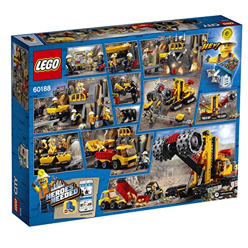 LEGO City Mining - Mina Área de Expertos, Juguete de Construcción Educativo con Vehículos y Grúas para Niños y Niñas de 7 a 12 Años (60188)