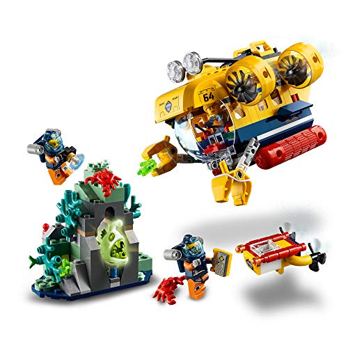 LEGO City Oceans Océano Exploración Set Aguas Profundas, Juguetes de Aventuras Submarinas para Niño, Multicolor (60264)