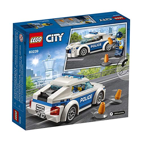 LEGO City - Police Coche Patrulla de La Policía, Juguete Divertido de Construcción para Niños y Niñas de Aventuras de Vehículo Policial (60239)
