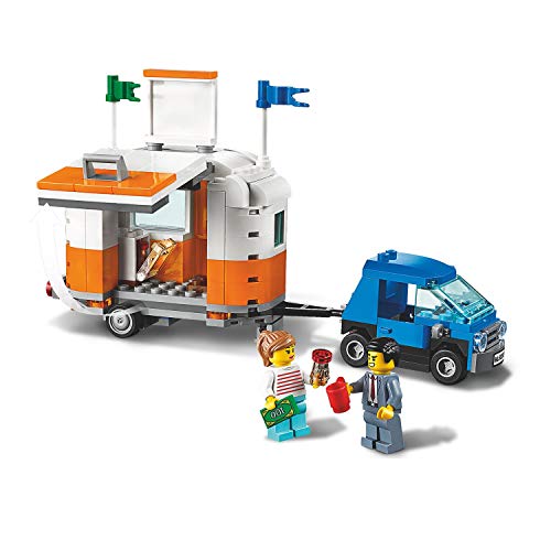 LEGO City Turbo Wheels - Taller de Tuneo, Juguete de Construcción con Vario Vehículos y 7 Minifiguras de la Serie de Televisión, Recomendado a Partir de 6 Años (60258) , color/modelo surtido