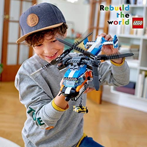 LEGO Creator - Helicóptero de Doble Hélice Nuevo juguete de construcción 3 en 1 para Recrear Miles de Aventuras (31096) , color/modelo surtido