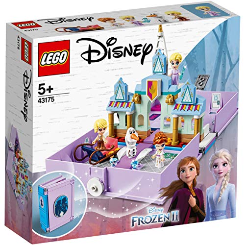 LEGO Disney Princess - Cuentos e Historias: Anna y Elsa, Juguete de Frozen 2, Castillo de Arandelle, con Mini Muñecas de Película Elsa, Ana, Olaf y Kristoff, a Partir de 5 Años (43175)
