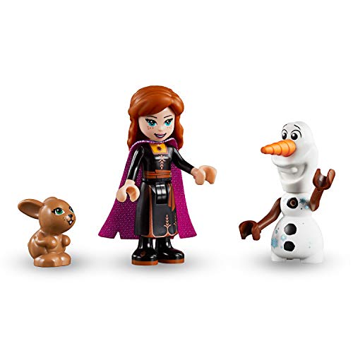 LEGO Disney Princess - Expedición en Canoa de Anna, Incluye Minifigura de Olaf y un Conejito, Piragua de Juguete para Construir, Juguete de Frozen 2 (41165)