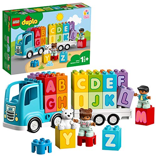 LEGO DUPLO My First - Camión del Alfabeto, Juguete de Construcción de Vehículo para Aprender el Abecedario, Juguete Didáctico Recomendado a Partir de 18 Meses (10915)