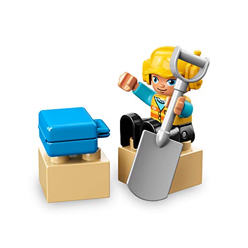 LEGO DUPLO Town - Vías Ferroviarias, Juguete de Preescolar para Complementar los Sets de Trenes Divertidos para Niños y Niñas de 2 a 5 Años (10872)