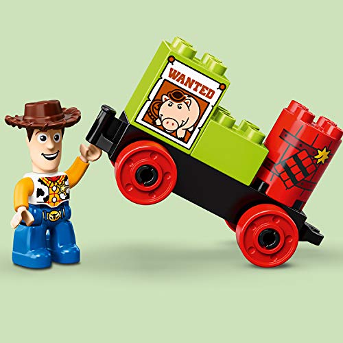 LEGO DUPLO - Tren de Toy Story, Juguete de Construcción con Personajes de la Película de Pixars y Figura de Woody y Buzz Lightyear (10894)