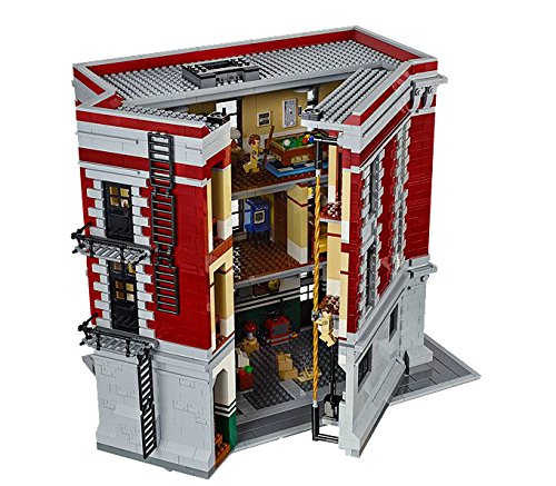 LEGO Exclusives Base de la estación de Bomberos - Juegos de construcción (Multicolor, 16 año(s), 4634 Pieza(s), Película, 25 cm, 38 cm)
