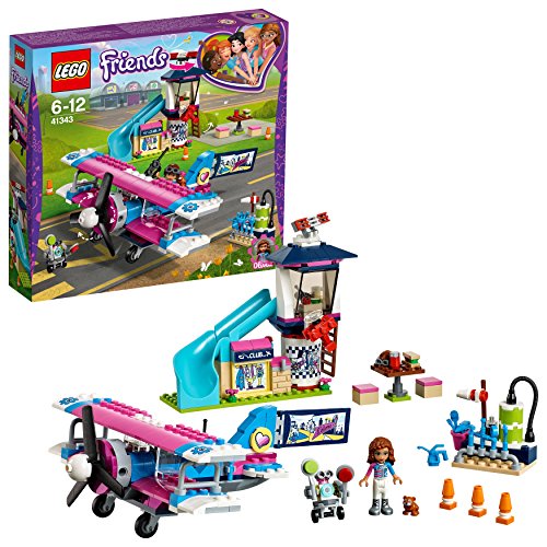 LEGO Friends - Excursión en Avión por Heartlake City, Juguete con Mini Muñeca de Olivia para Construir y Crear Aventuras, Incluye Avión y Figura de Robot (41343) , color/modelo surtido