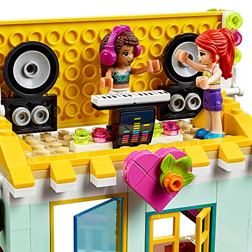 LEGO Friends Heartlake City Friends Playa Casa de Mini Muñecas Set de Juego con Andrea y Mia, Serie Summer Holiday, multicolor (Lego ES 41428)