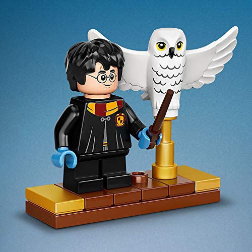 LEGO Harry Potter Hedwig Modelo de Exhibición Figura Coleccionable con Alas Móviles, Multicolor (75979)