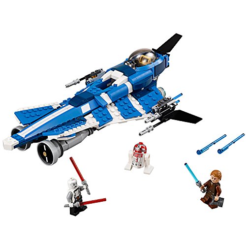 LEGO - Juego de construcción Jedi Starfighter de Anakin, con 370 Piezas (75087)